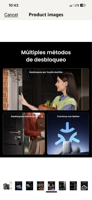 SwitchBot Lock Ultra, WiFi Smart Lock with Touch S