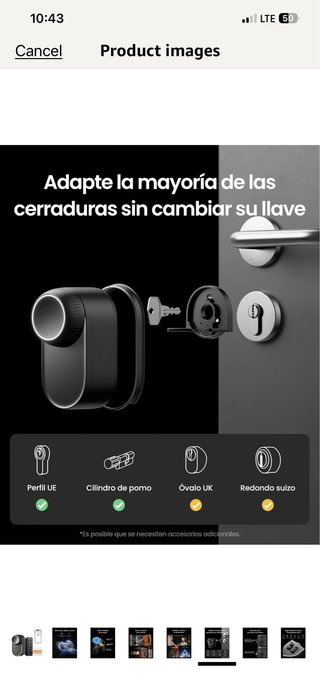 SwitchBot Lock Ultra, WiFi Smart Lock with Touch S