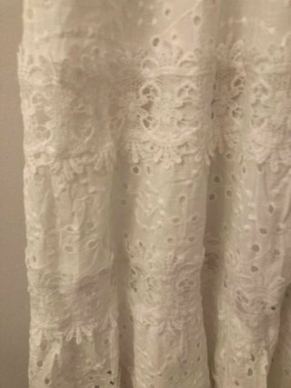 Vestido Ibicenco Phi Phi Star bordado encaje algod