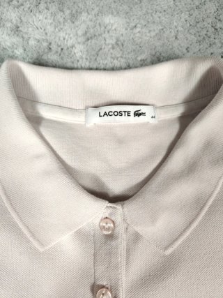 Polo Lacoste Vintage donna rosa taglia L