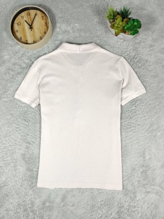 Polo Lacoste Vintage donna rosa taglia L