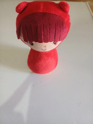 Sonajero Peluche Rojo