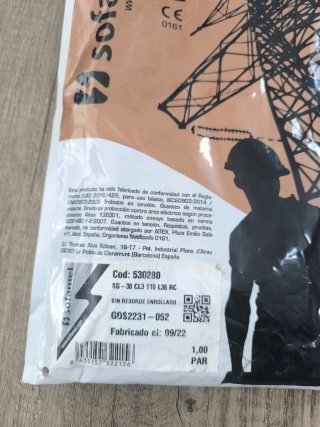 Guantes Eléctricos Sofamel T10 L36 RC