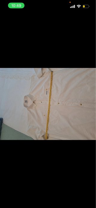 Camisa Calvin Klein Blanca Manga Larga