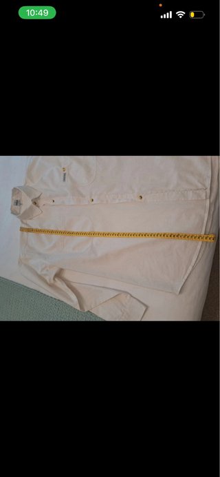 Camisa Calvin Klein Blanca Manga Larga