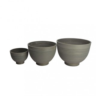 Vaso per Piante Resina Sintetica Antracite 40x28cm