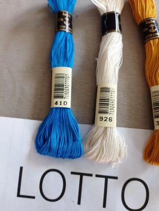 Cotone da ricamo Anchor 25 - Lotto 6 PZ 12