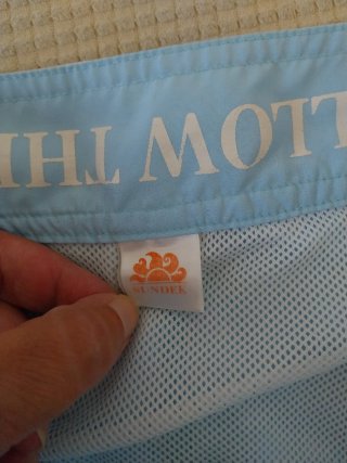 Costume da bagno SUNDEK uomo blu/bianco