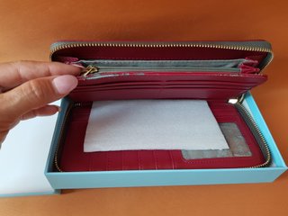 Monedero Don Algodón Mujer Rojo y Dorado