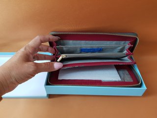 Monedero Don Algodón Mujer Rojo y Dorado