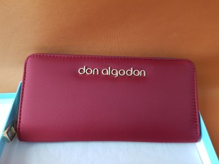 Monedero Don Algodón Mujer Rojo y Dorado