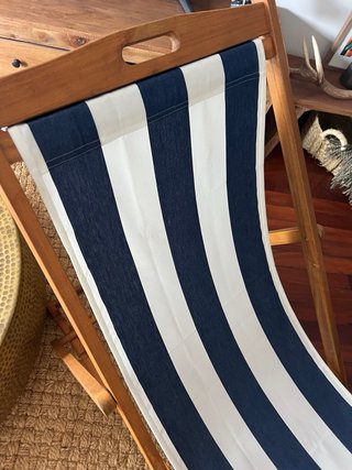 Hamaca El Corte Inglés Rayas Azul/Blanco