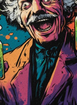 Camiseta Hombre Albert Einstein Mad Genius
