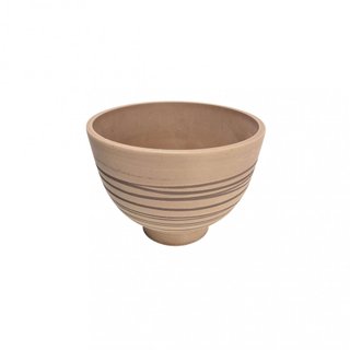 Vaso per Piante in Resina Sintetica Taupe 45x32cm