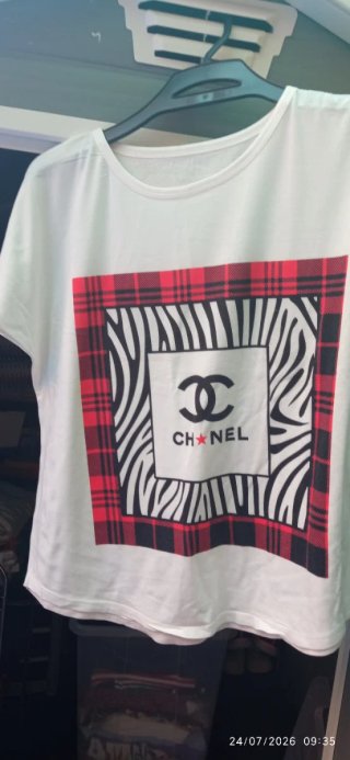Camiseta Chanel Talla Única Mujer la m