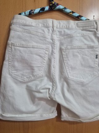 Shorts vaqueros blanco hueso Gas