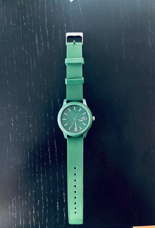 Reloj Lacoste Verde. Un solo uso.