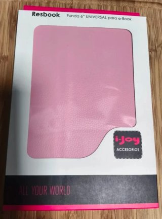 Funda Ebook Resbook 6 Universal Roja o Rosa