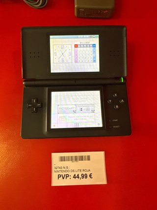 Nintendo DS Lite Roja y Negra