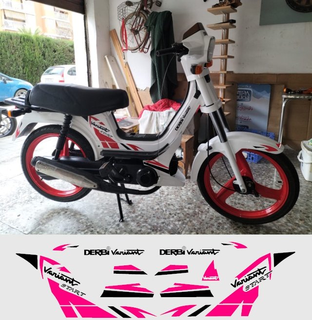 Kit Vinilos Derbi Variant Start