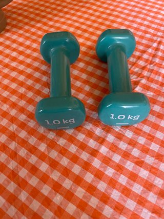 2 Mancuernas 1.0 kg Verdes