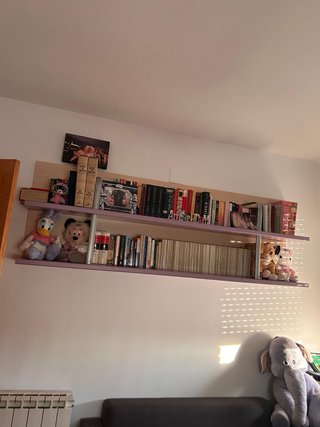 Dormitorio Cama-nido, escritorio y estanterías
