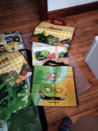 Bolsas de tela reutilizables varias lote