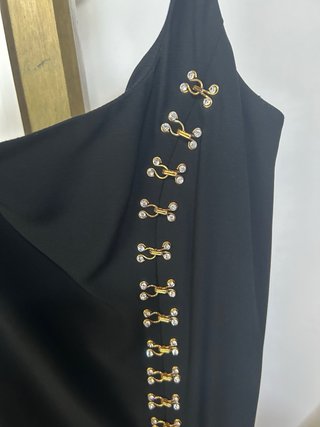 Tubino nero con strass