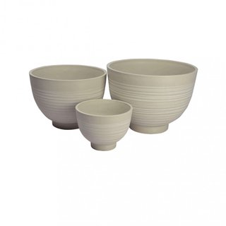 Vaso per Piante Bianco in Resina Sintetica 45x32cm