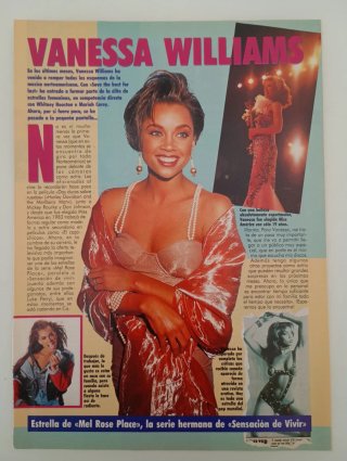 Material musical de la cantante Vanessa Williams
