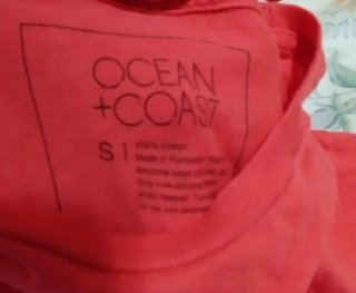 Camiseta Ocean Coast Roja Talla S