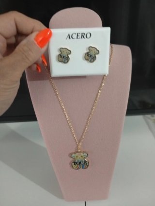 Collar y Pendientes Tous Oso Multicolor