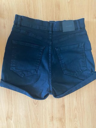 Shorts vaqueros negros