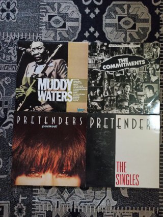 Lote 4 Vinilos: Pretenders, Commitments, Muddy Wat