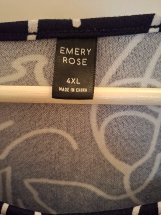 Blusa EMERY ROSE manga larga estampado