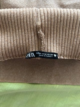 Jersey cuello alto sin mangas Zara Talla M