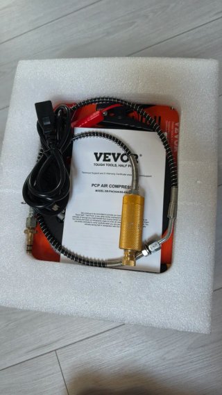 Compresor Aire PCP VEVOR 4500PSI y Gamo Chacal 5.5