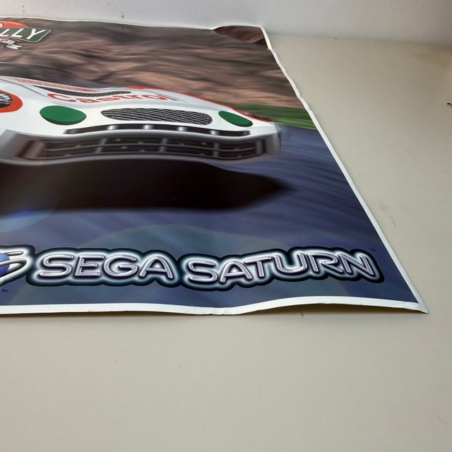 Poster promocional Sega Saturn Rally toyota Lancia