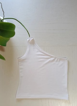 Lote 3 tops/camisetas básicas blancas dm