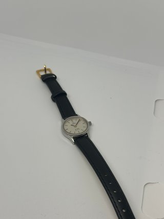 Omega De Ville Cuarzo Plateado