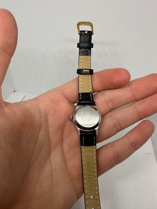 Omega De Ville Cuarzo Plateado