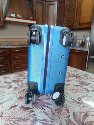 Maleta Rígida Viaje John Travel Azul (50x35x20)
