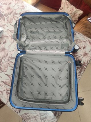 Maleta Rígida Viaje John Travel Azul (50x35x20)