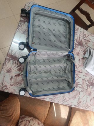 Maleta Rígida Viaje John Travel Azul (50x35x20)