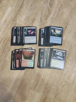 100 Carte Magic: Terre Non Base