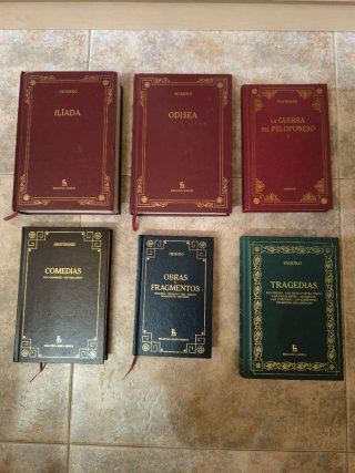 Lote 6 libros Biblioteca clásica gredos