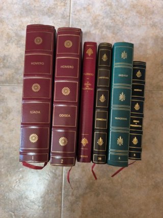 Lote 6 libros Biblioteca clásica gredos