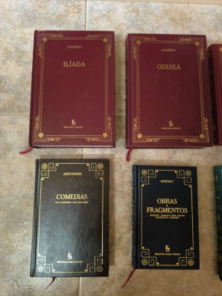Lote 6 libros Biblioteca clásica gredos