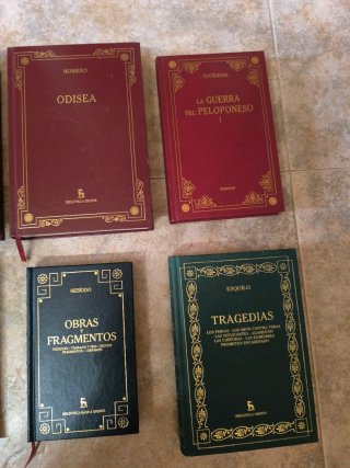 Lote 6 libros Biblioteca clásica gredos