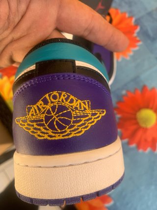 Scarpe Nike Air Jordan 1 Viola Nere